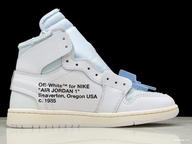  White High Air Jordan O-W AQ0818-100 Retro 1 0331